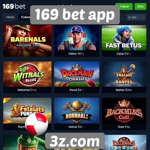 Principais jogos disponíveis no 169 bet app