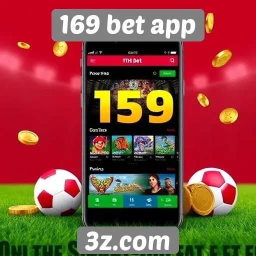 Variedade de jogos oferecidos no 169 bet app